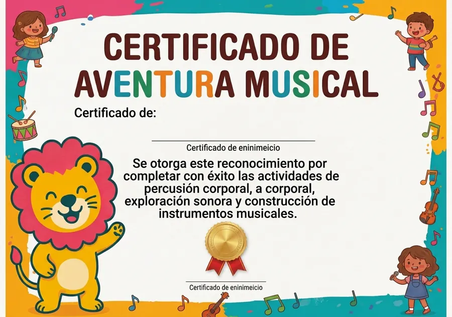 Certificado musical