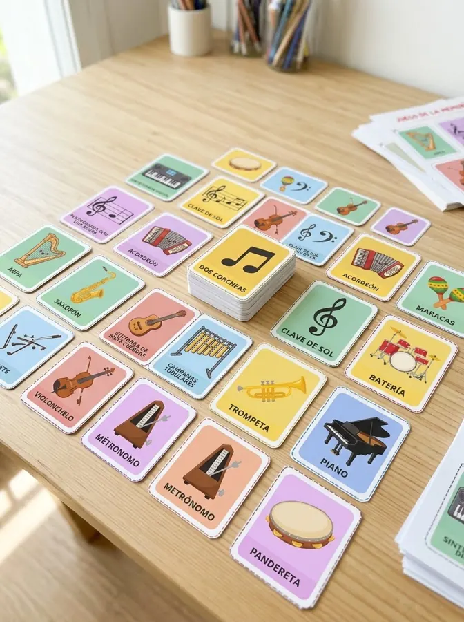 Juego de memoria musical